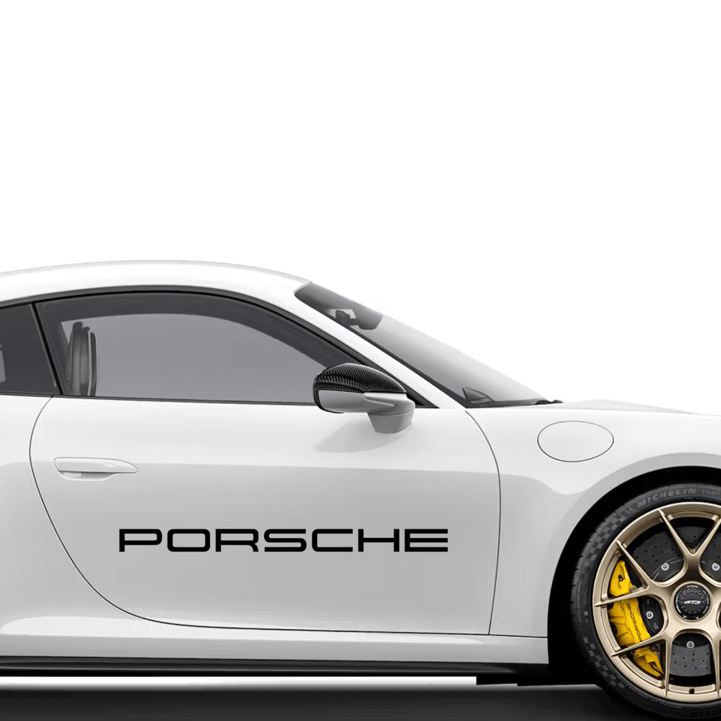 Porsche Logo Decal Sticker β 6" to 45" Premium Vinyl for Cars, Laptops & Garage-0