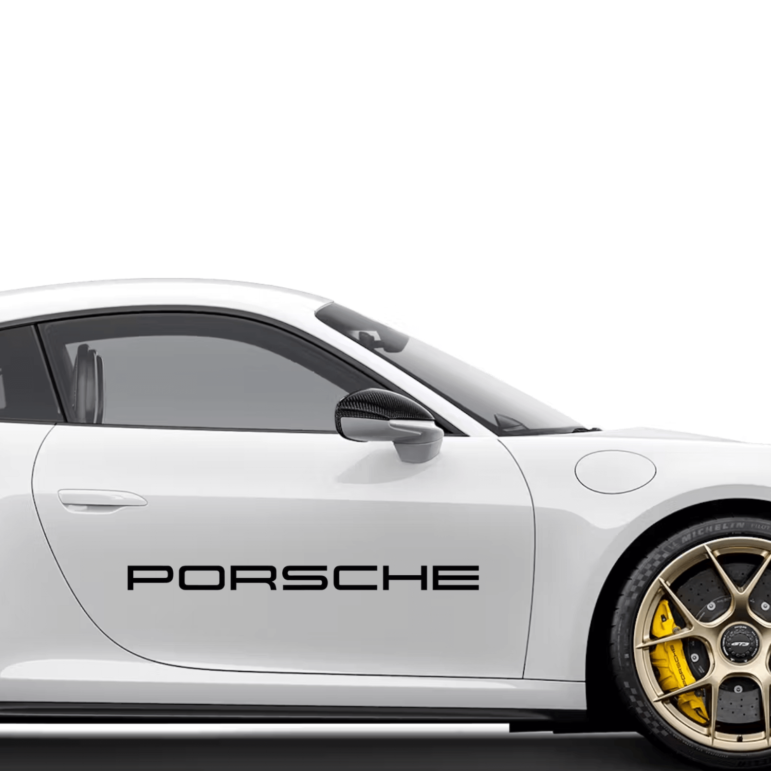 Porsche Logo Decal Sticker – 6" to 45" Premium Vinyl for Cars, Laptops & Garage-0